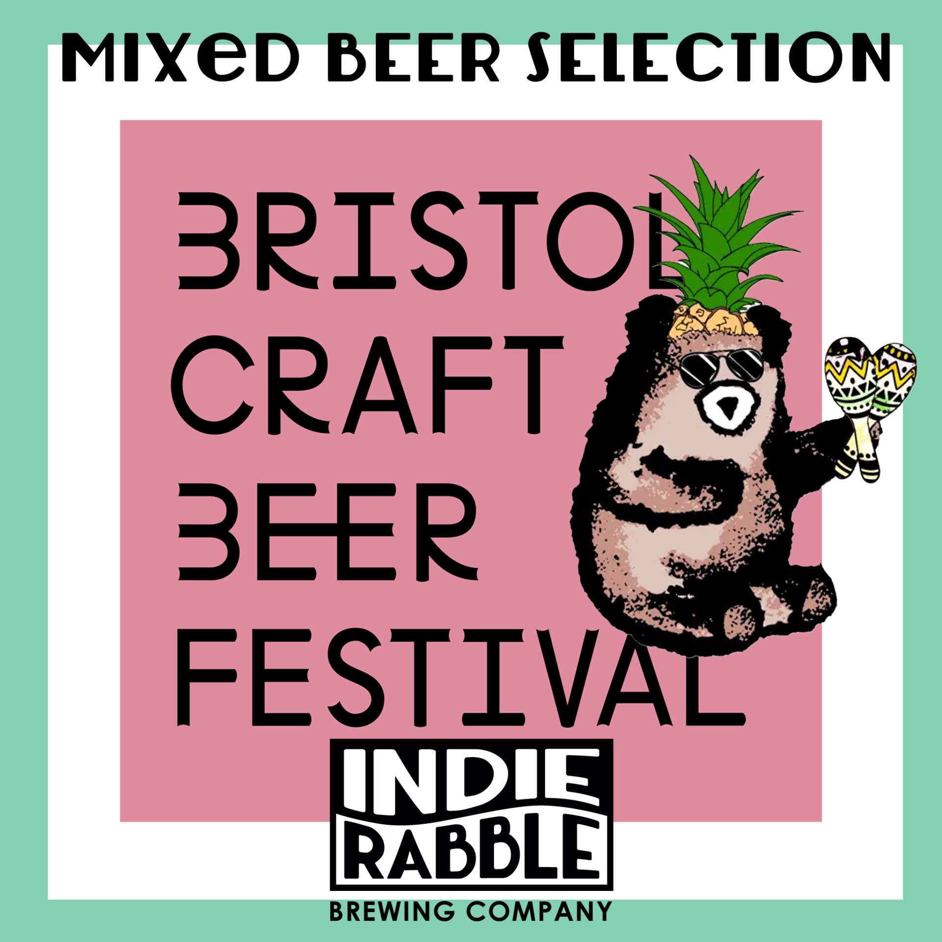 BRISTOL CRAFT BEER FESTIVAL MIXED SELECTION BOX - INDIE RABBLE BREWING CO.