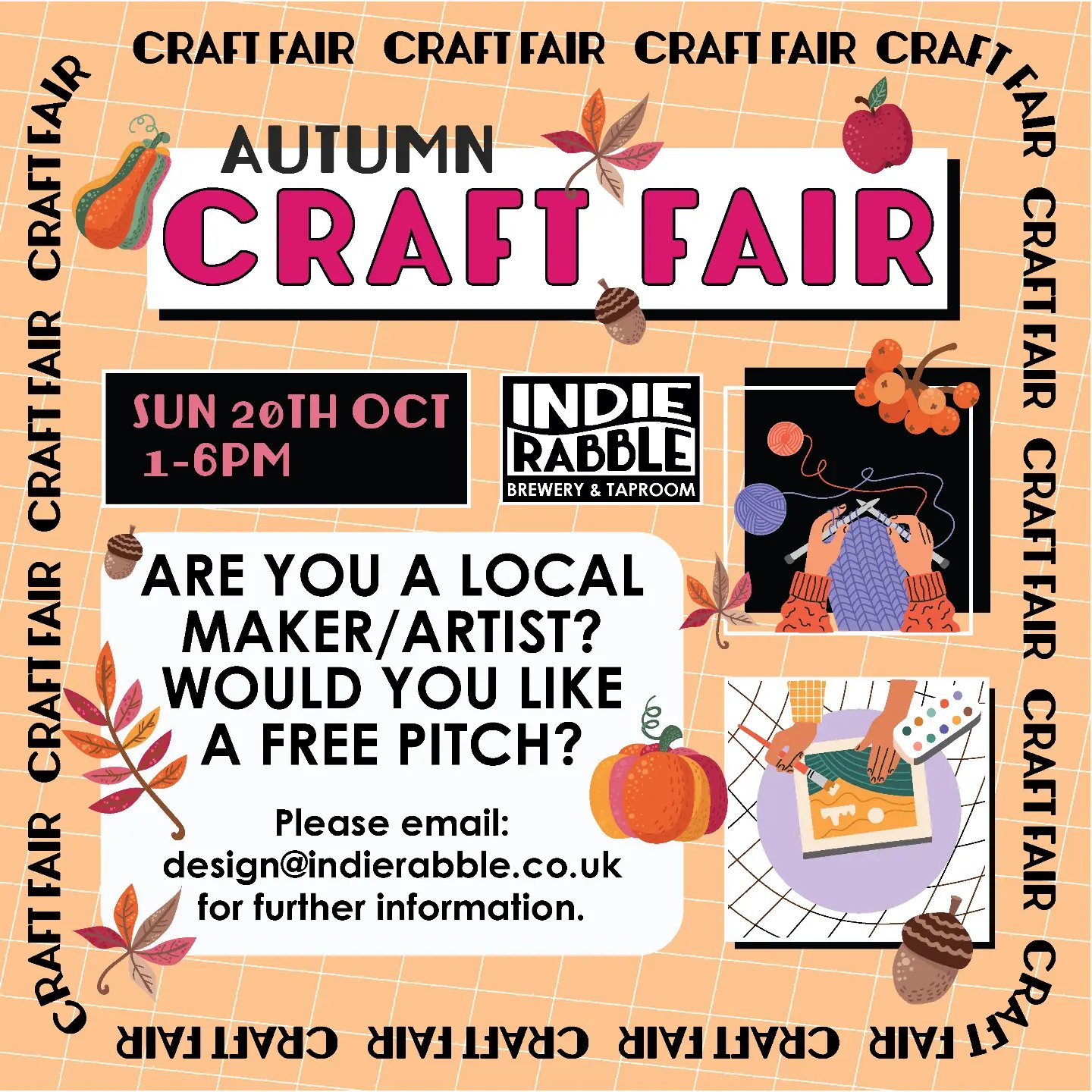 Autumn Craft Fair at Indie Rabble