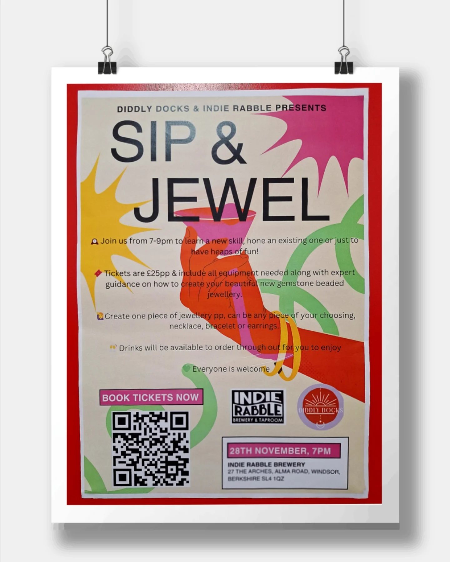 Sip & Jewel at the Rabble