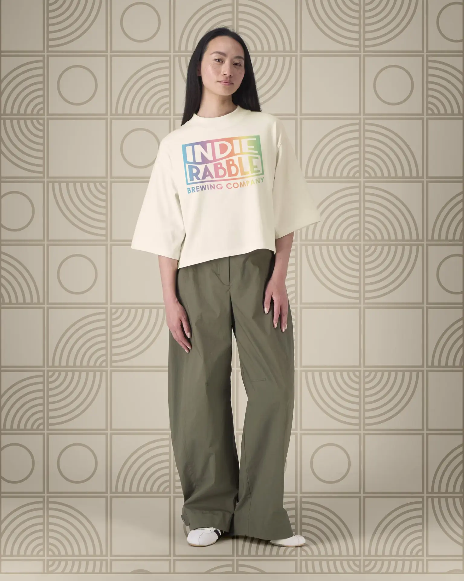 Indie Rabble Pride Crop T-Shirt - Image 6