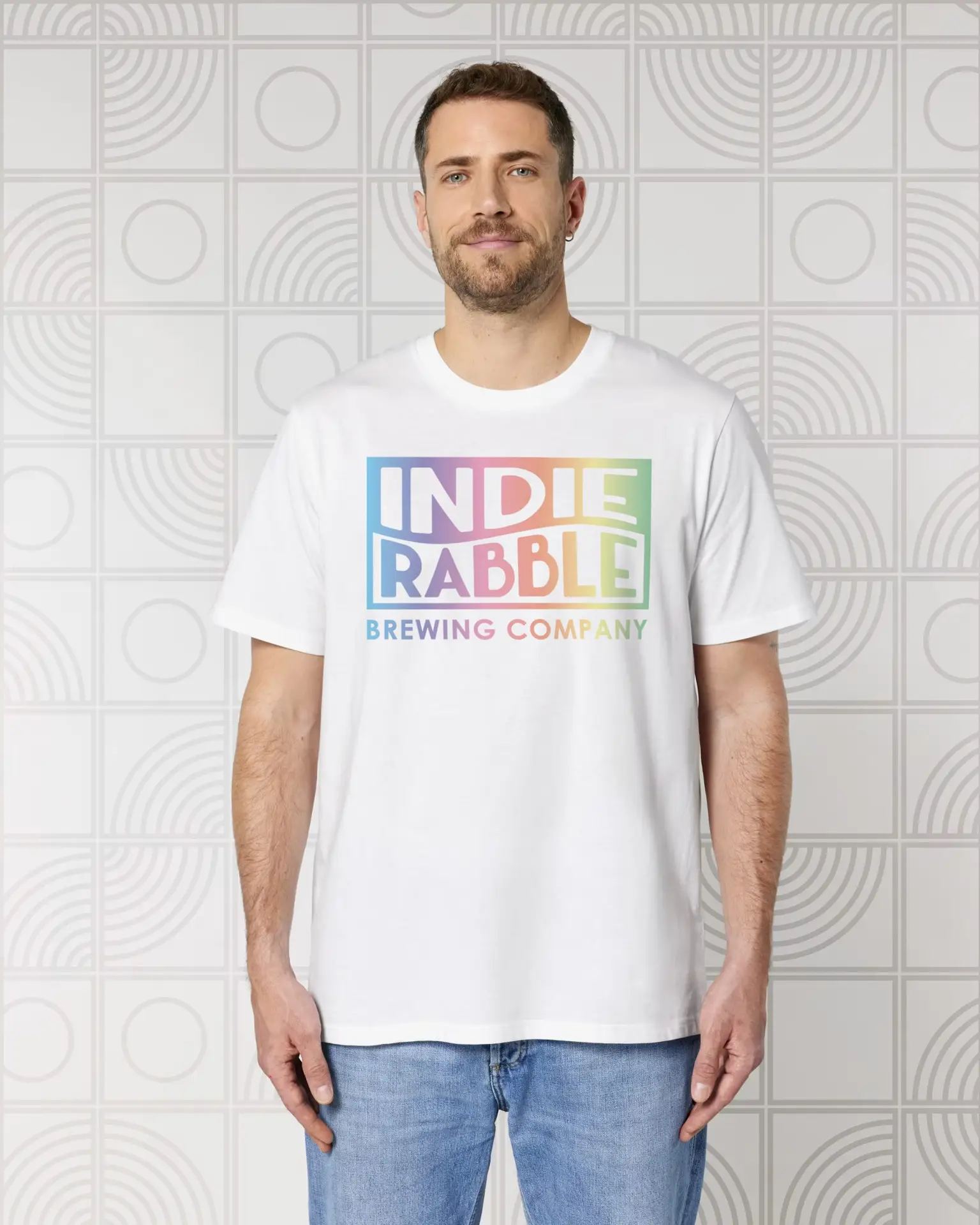 Indie Rabble Brewing Company PRIDE Logo T-Shirt