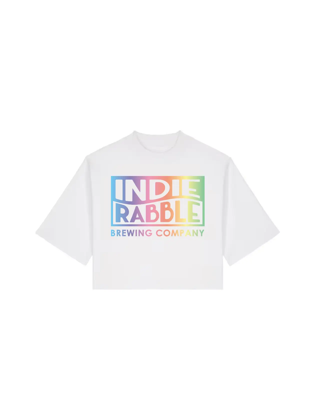 Indie Rabble Pride Crop T-Shirt - Image 4